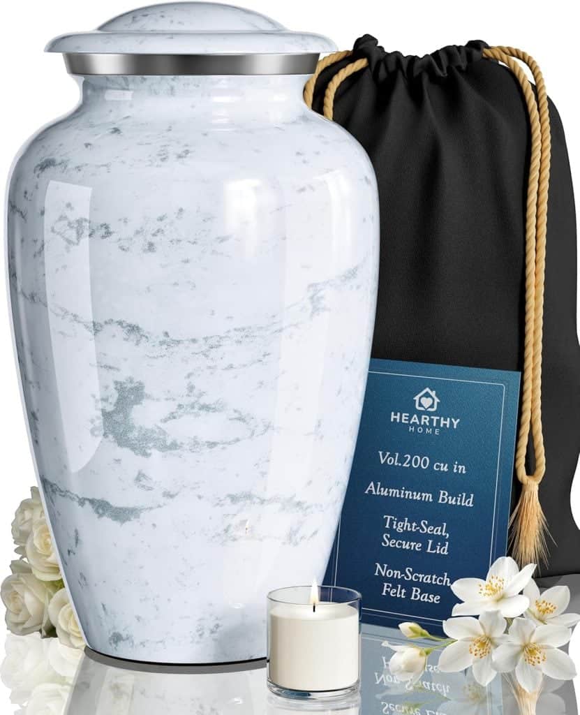 Best value marble memorial urn for ashes