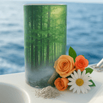 How to scatter cremation ashes in water