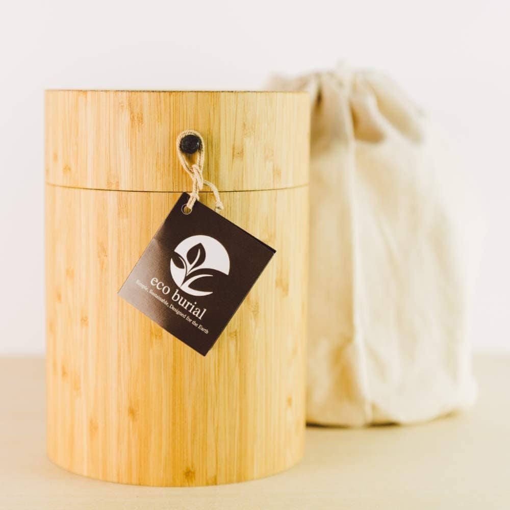 Bio bamboo cremation urn