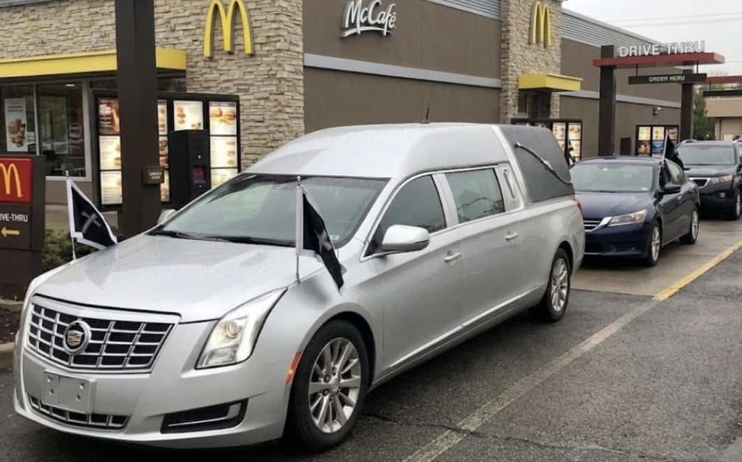 McDonald's Dribe-Thru Funeral