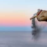 Scattering or spreading cremated remains as a memorial