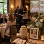 How to host a simple family farewell memorial celebration service.
